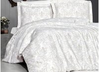 Постельное белье сатин First Choice - Delmor Cream (Turkey), евро
